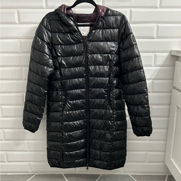 s.Oliver Womens Medium Quilted coat with a pouch - black NWOT - Picture 7 of 10